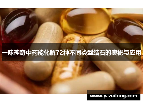一味神奇中药能化解72种不同类型结石的奥秘与应用