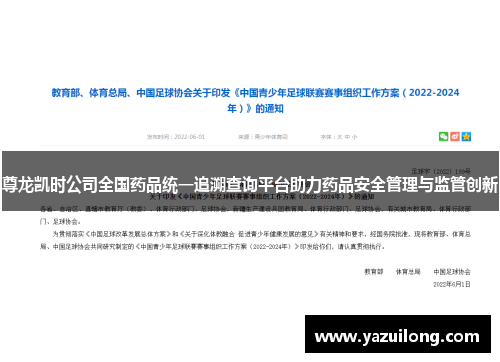 尊龙凯时公司全国药品统一追溯查询平台助力药品安全管理与监管创新