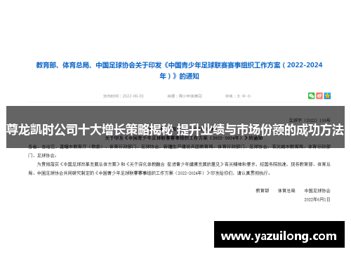尊龙凯时公司十大增长策略揭秘 提升业绩与市场份额的成功方法